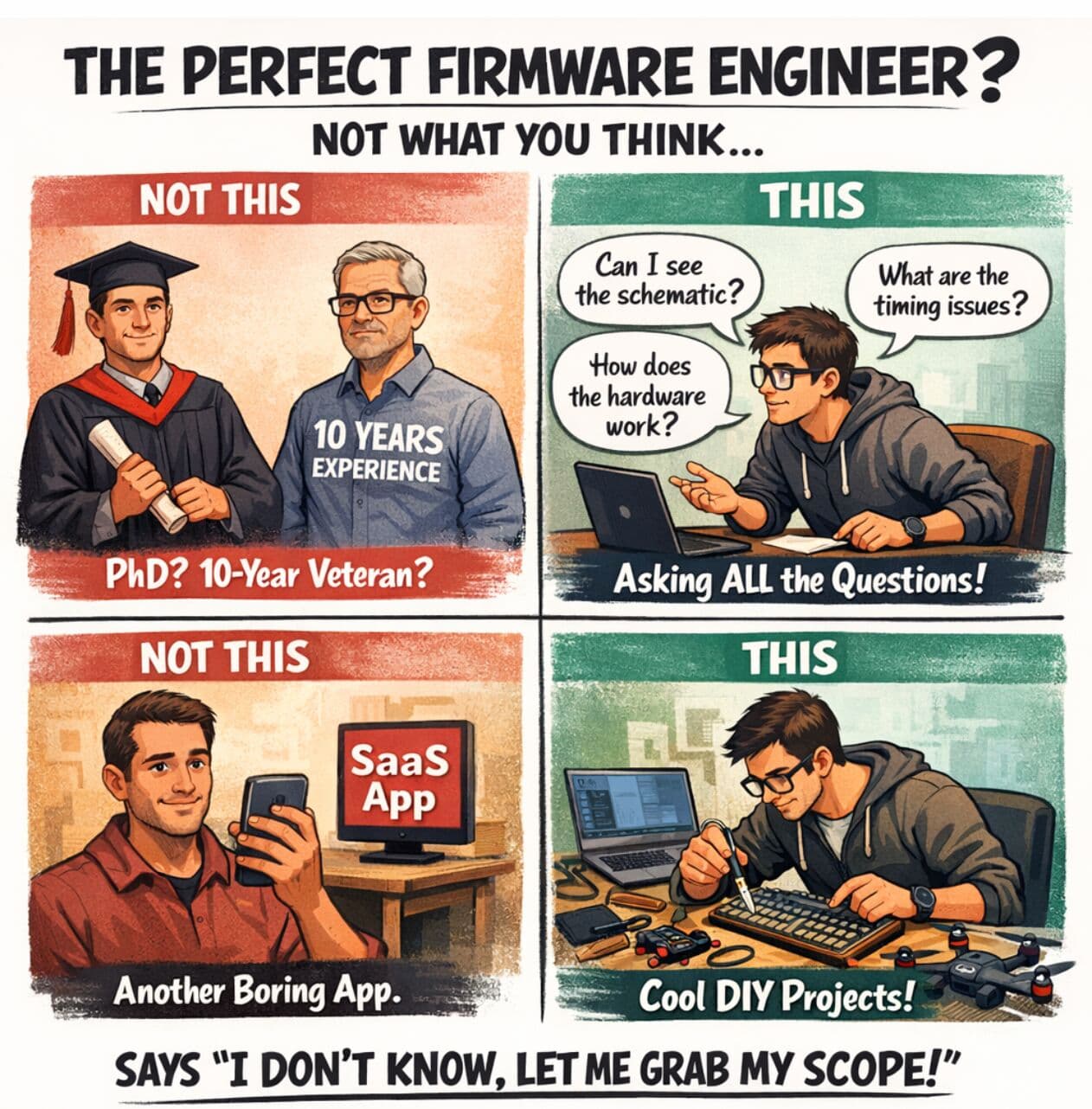 What makes a great firmware hire