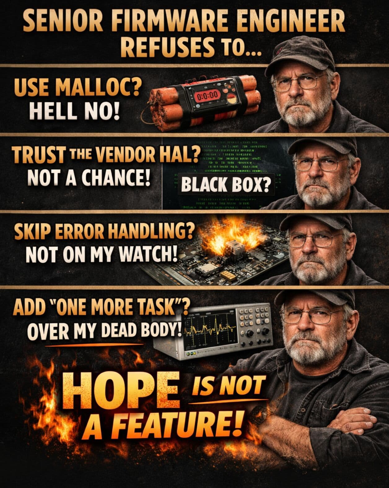 Senior engineers and production shortcuts