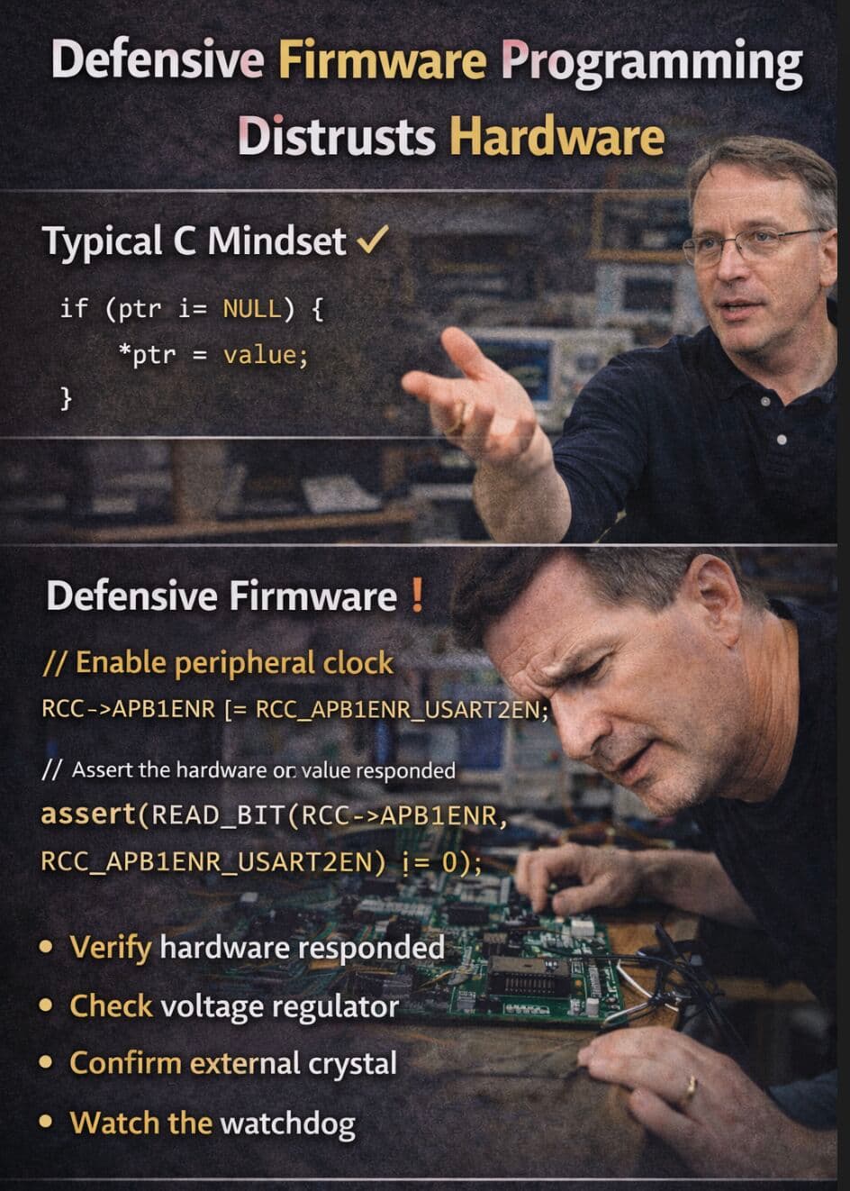 Defensive firmware and hardware validation