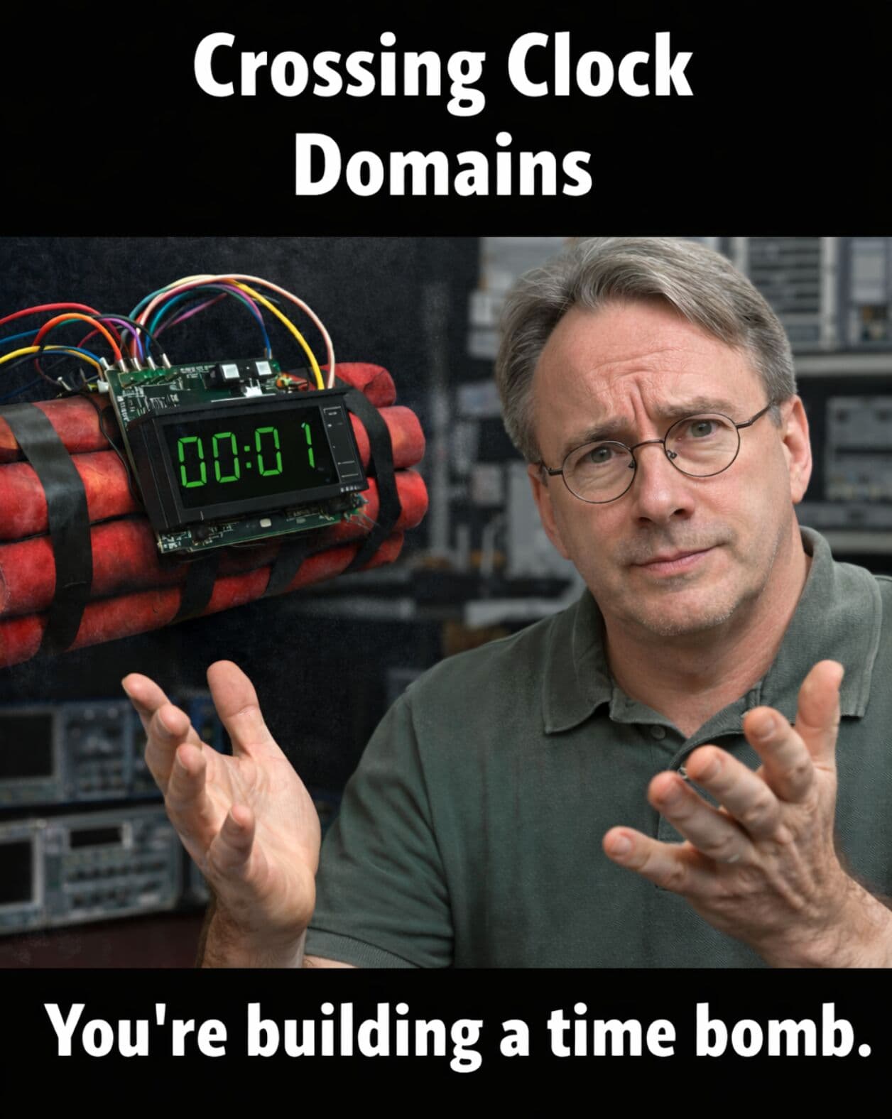 Safe clock-domain crossing
