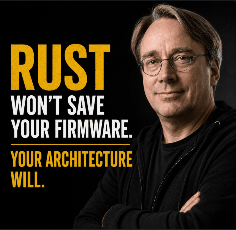 Rust and firmware architecture