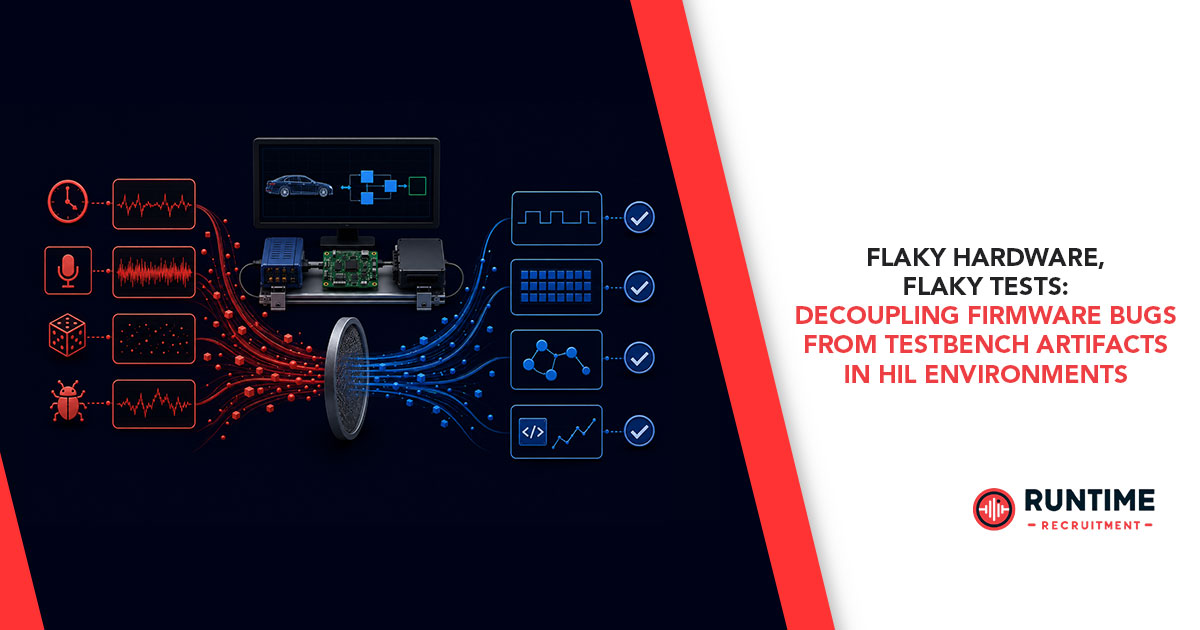 Flaky Hardware, Flaky Tests: Decoupling Firmware Bugs from Testbench Artifacts in HIL Environments
