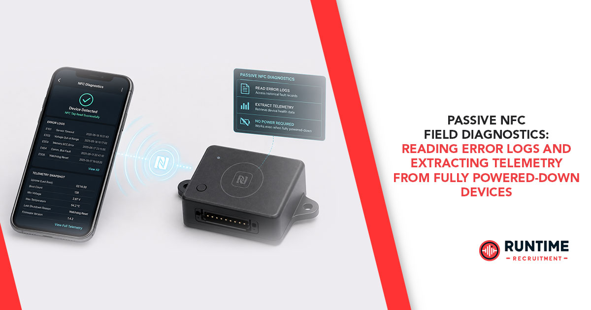 Passive NFC Field Diagnostics: Reading Error Logs and Extracting Telemetry from Fully Powered-Down Devices
