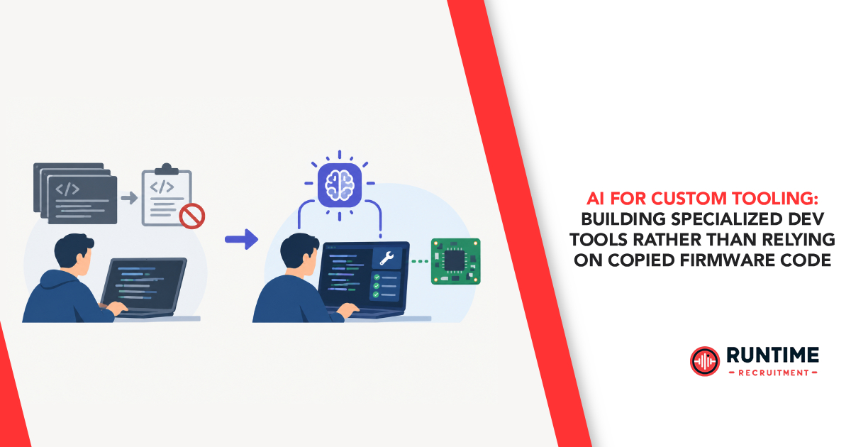 AI for Custom Tooling: Building Specialized Dev Tools Rather Than Relying on Copied Firmware Code