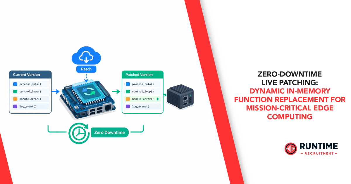 Zero-Downtime Live Patching: Dynamic In-Memory Function Replacement for Mission-Critical Edge Computing