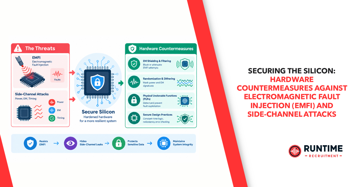 Securing the Silicon: Hardware Countermeasures Against Electromagnetic Fault Injection (EMFI) and Side-Channel Attacks